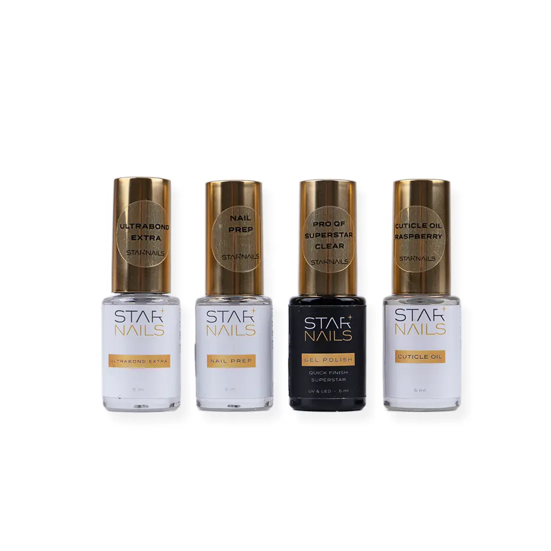 Sada STARNAILS Camouflage Gel Set + UV/LED S7 - modeláž gelem s lampou